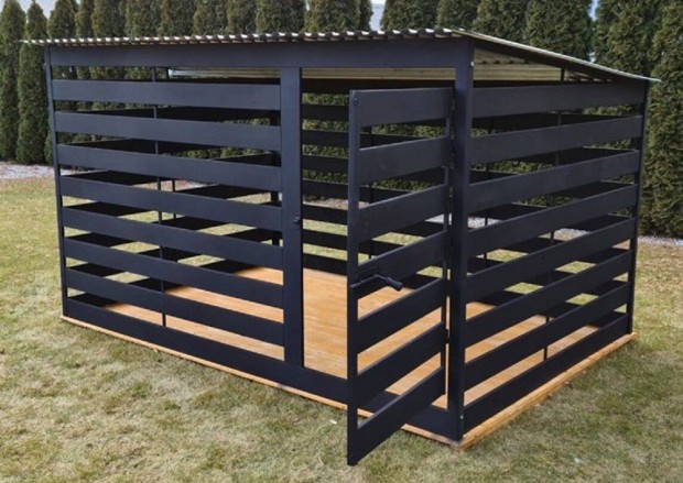Kutyakennel KL Tervezhető, 2x2 m, i80 x 20 C profilból ingyenes, ors