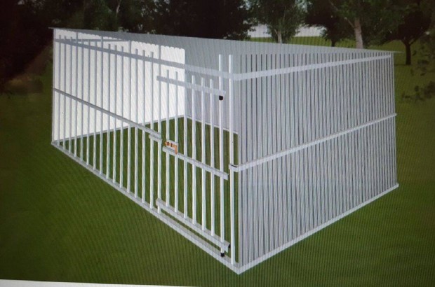 Kutyakennel KL Tervezhető, 3ol/ 3 x 2 m, HZ, ingyenes szállítással, sz