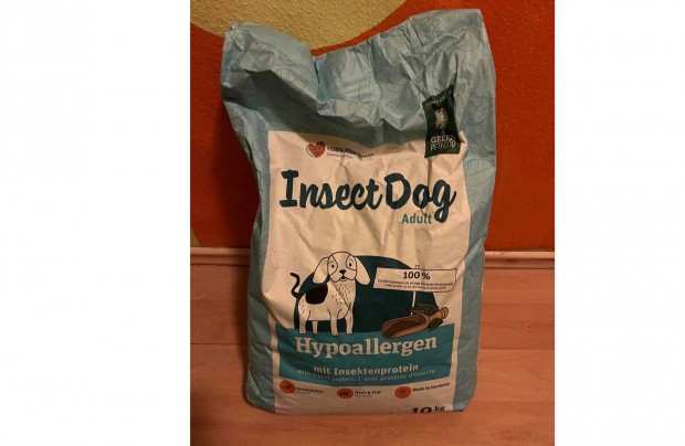 Kutyatp 10kg Green Petfood Insectdog Hypoallergen hipoallergn