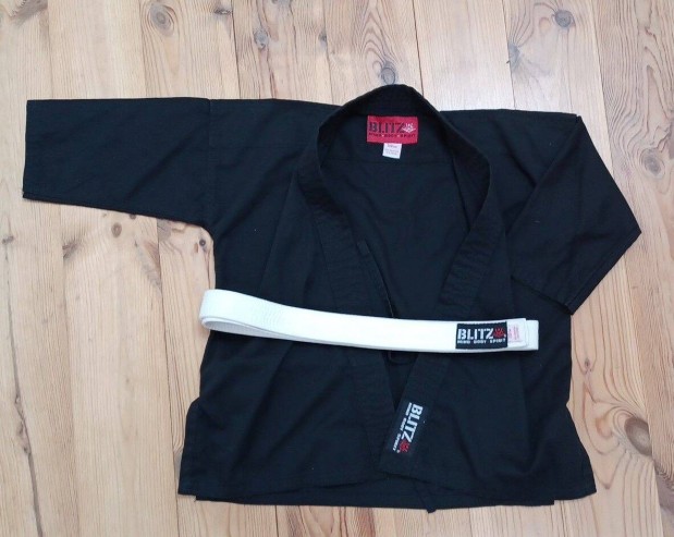 Küzdősport, hapkido karate kabát, edzőruha. Gyerek méret (110-es) + öv