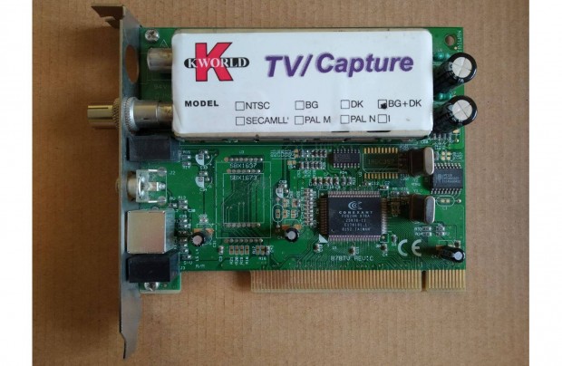 Kworld PCI TV tuner krtya retro