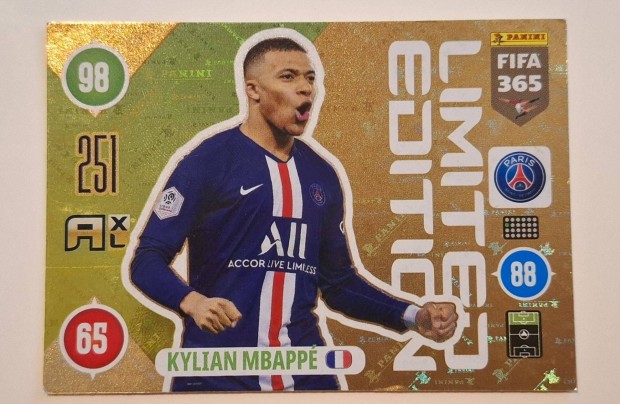 Kylian Mbappe Panini Limited Edition 2021