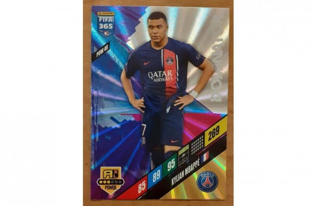 Kylian Mbapp Paris Saint-Germain Dominator focis krtya Panini 2024