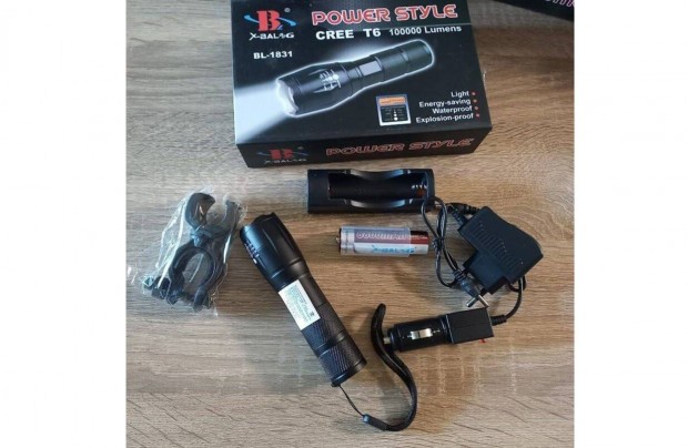 LED Lámpa 200w Elemlámpa Akkumulátor Cree T6 Zoom kerékpár tartó