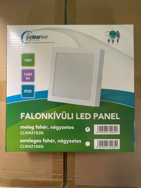 LED Panel 18w falon kvli falra szerelhet
