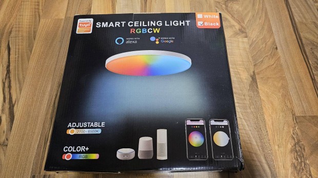 LED RGB W okos Smart Tuya szablyozhat mennyezeti lmpa tvszablyz