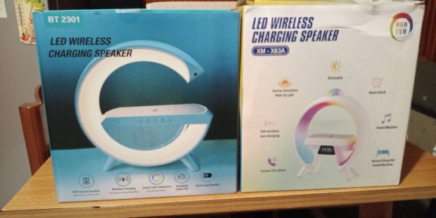 LED Wireless Charging Speaker