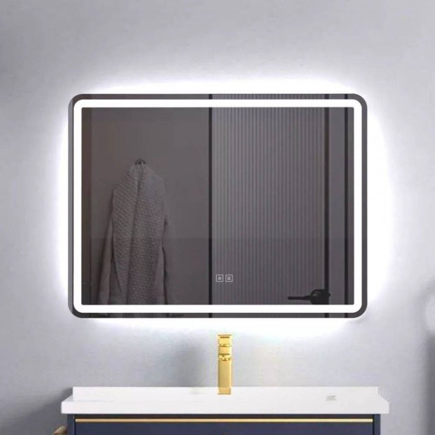 LED fürdőszobatükör 80 x 60 cm - kedvező áron