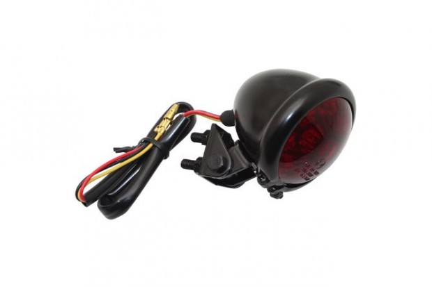 LED h�ts� l�mpa kerek piros / fekete