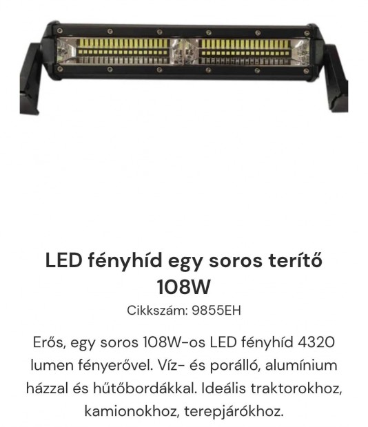 LED munkalmpk