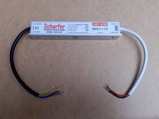 LED tpegysg 45W 24V IP67 fmhzas Scharfer SCH-45-24