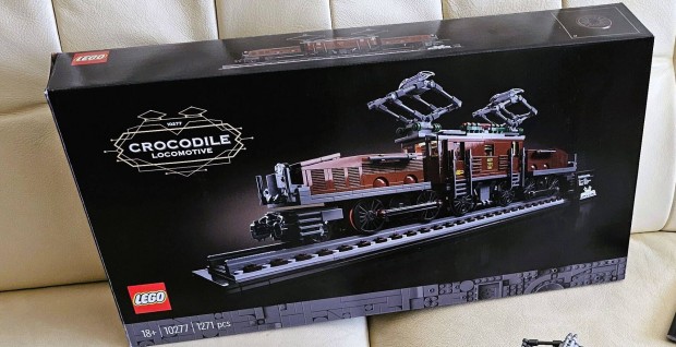 LEGO 10277 Crocodile Locomotive vonat vasút - újszerű, dobozos