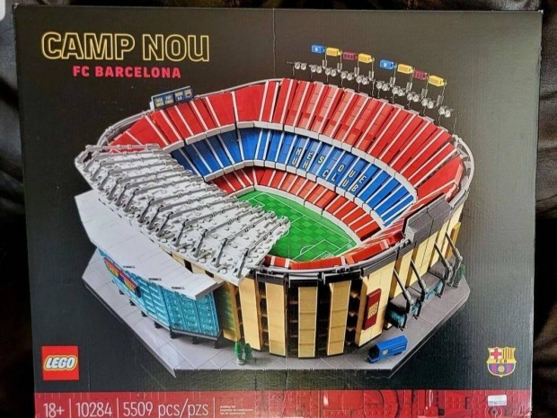 LEGO 10284 Barcelona stadion, Camp Nou, j bontatlan FC Barcelona