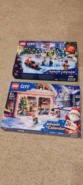 LEGO 2 db City 2021 s 2024 adventi kalendrium egyben j