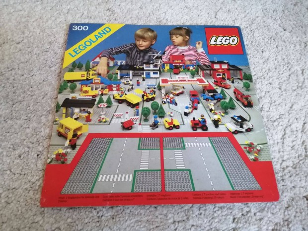 LEGO 300 keresztezds alaplap baseplate classic town
