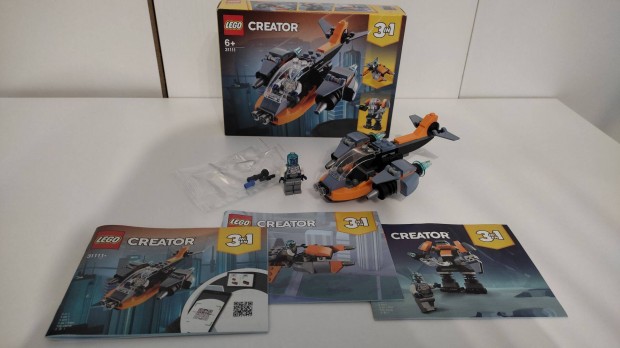 LEGO 31111 Creator - Kiberdrn - dobozos, jszer