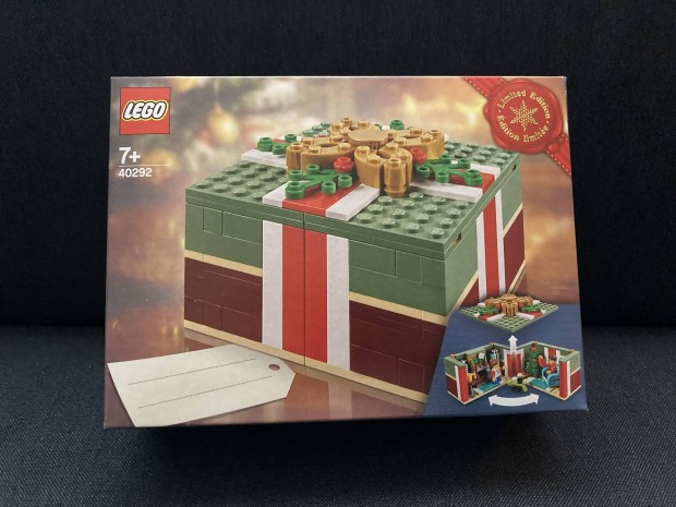 LEGO 40292 Christmas Gift Box, j bontatlan + ingyenes Foxpost