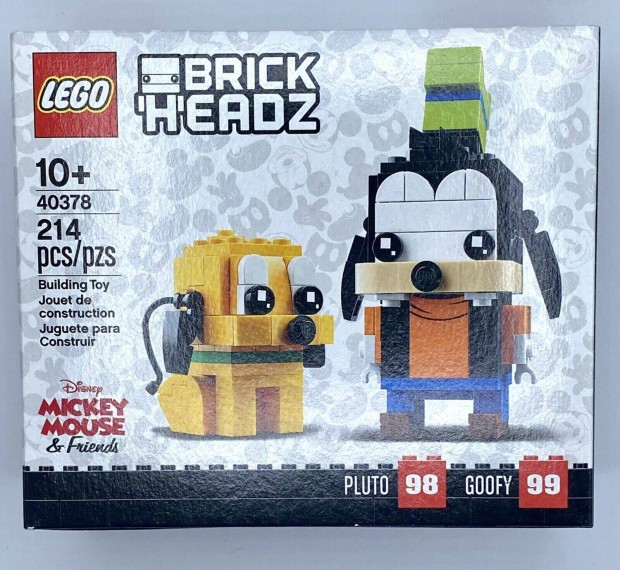 LEGO 40378 Brickheadz Goofy d Pluto Bontatlan