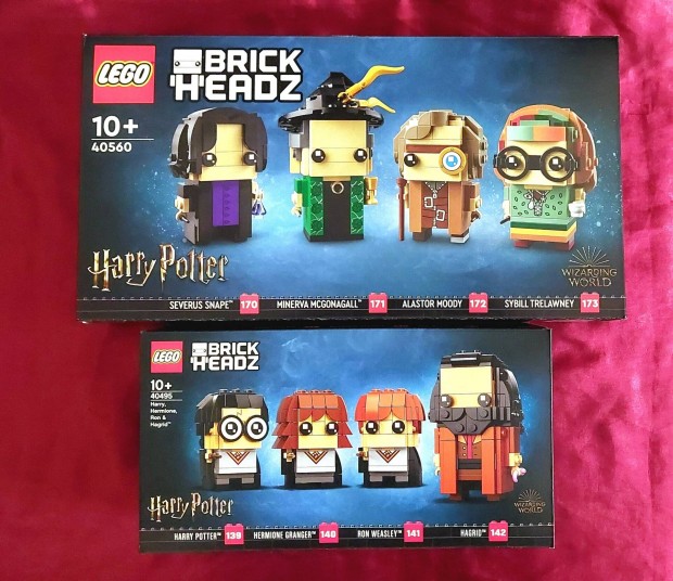 LEGO 40560 Roxforti tanrok, 40495 Harry Potter, Hermione, Ron, Hagrid