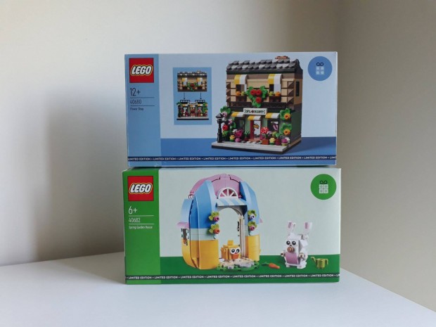 LEGO 40680 Virgzlet + 40682 Tavaszi kerti hz Bontatlan j