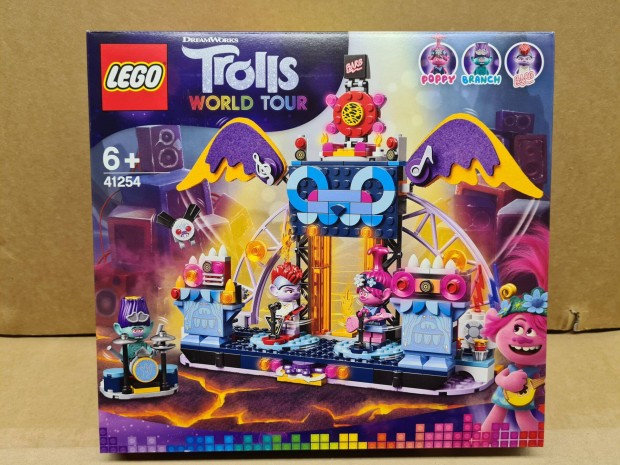 LEGO 41254 Trolls Vulkn Rock City koncert Bontatlan