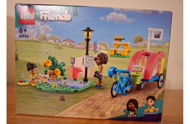 LEGO 41738 Friends Kutyament bicikli j bontatlan