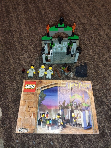 LEGO 4735 Harry Potter - Slytherin lerssal 2 fej ms 6000