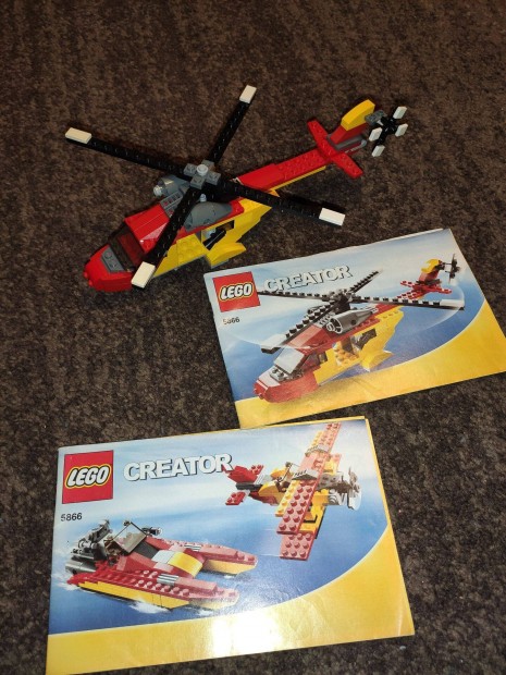 LEGO 5866 Creator helikopter lerssal hinytalan 2500