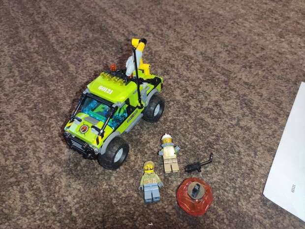LEGO 60121 City - Volcano Exploration Truck nincs lers 1 figura ms