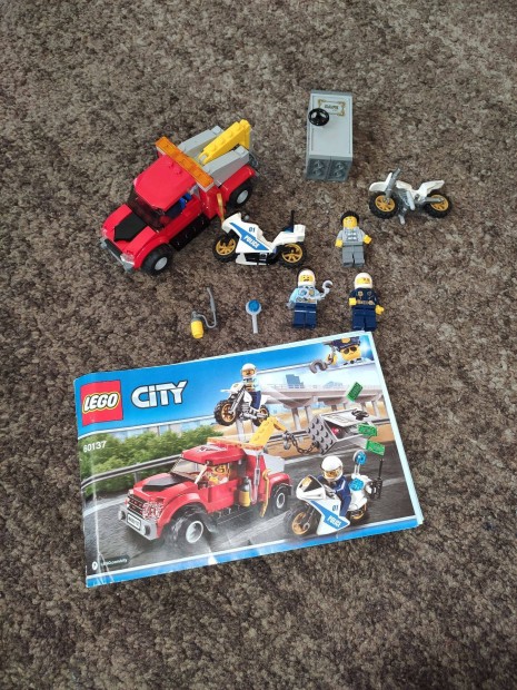 LEGO 60137 City - Bajba kerlt vontat lerssal 1 figura eltr 4500