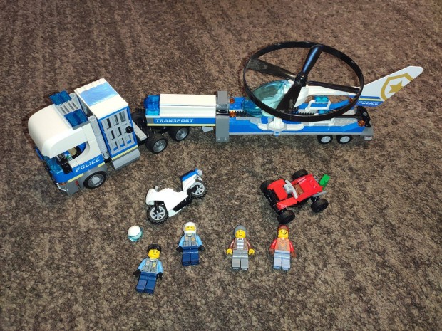 LEGO 60244 City - Rendrsgi helikopteres szllts nincs lers figur
