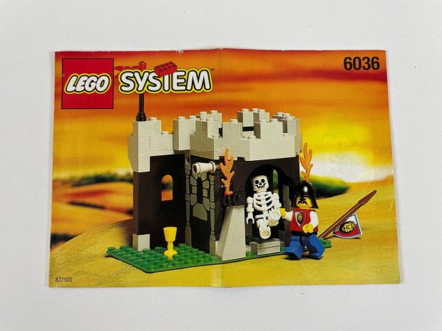LEGO 6036 Castle - Skeleton Surprise - sszeszerelsi tmutat - fzet