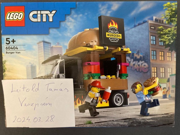 LEGO 60404 City - Hamburgeres furgon