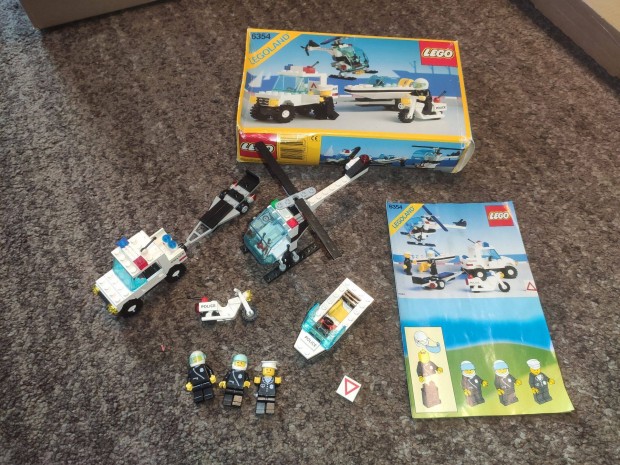 LEGO 6354 Classic Town - Pursuit Squad doboz, lers hinytalan, gyjt