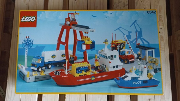 LEGO 6542 Launch & Load Seaport City Vros Kikt Haj