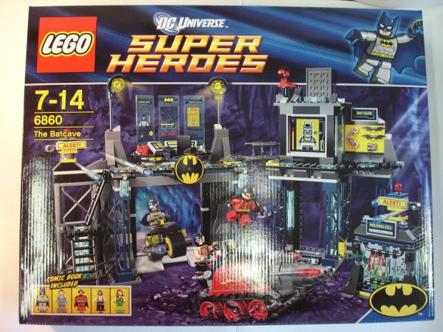 LEGO 6860 Batcave Super Heroes Denevrbarlang Bontatlan