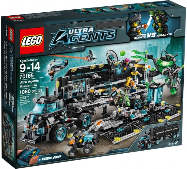 LEGO 70165 Ultra Agents Mission HQ j, bontatlan