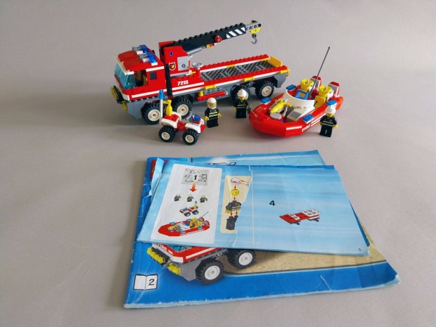 LEGO 7213 City Off-Road Fire Truck & Fireboat
