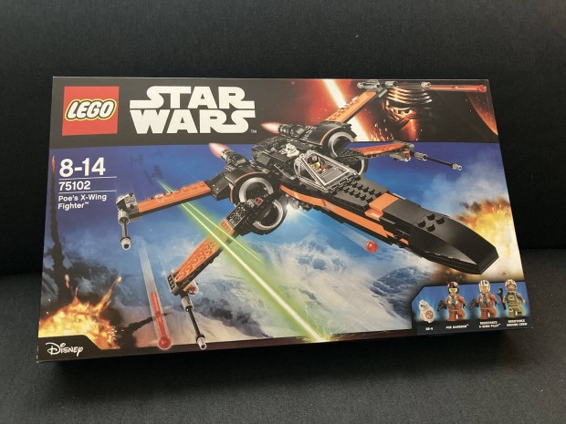 LEGO 75102 Poe's X-Wing Fighter, j bontatlan + ingyenes Foxpost