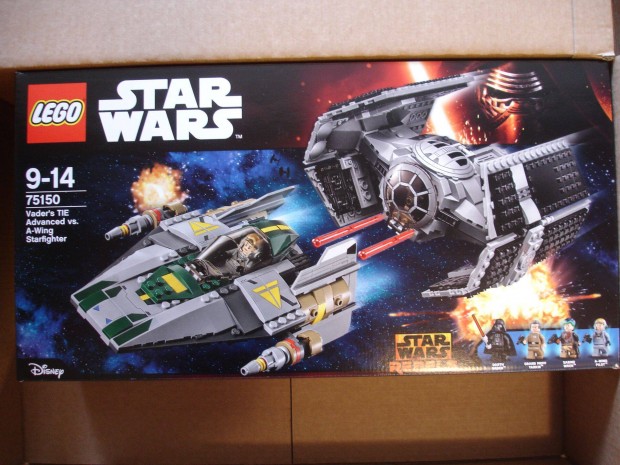LEGO 75150 Vader TIE vadszgpe A-szrny csillaghaj ellen Bontatlan