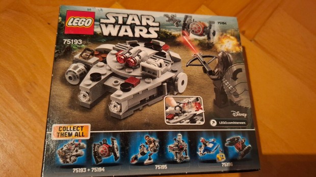 LEGO 75193 - Millennium Falcon Star Wars, bontatlan, hibátlan