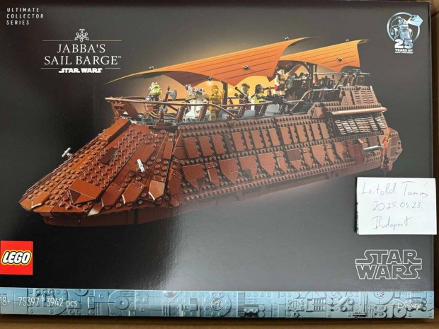 LEGO 75397 - Jabba vitorlás bárkája (Star Wars)