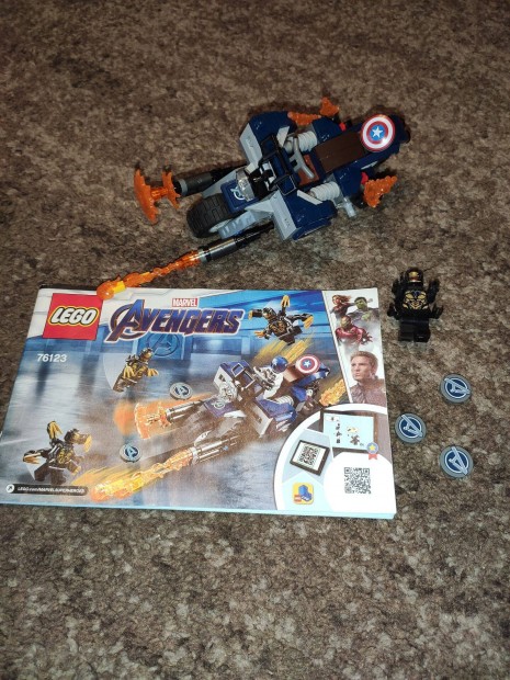 LEGO 76123 Super Heroes - Amerika kapitny outrider tmads lerssal