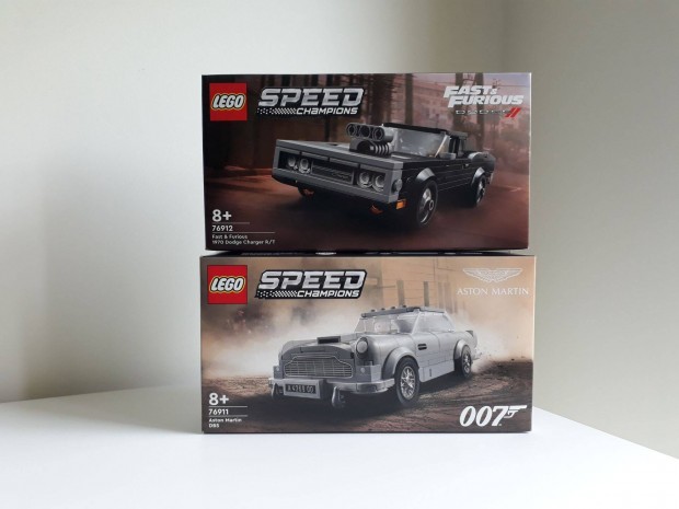 LEGO 76911 Aston Martin + 76912 Dodge Charger Bontatlan j
