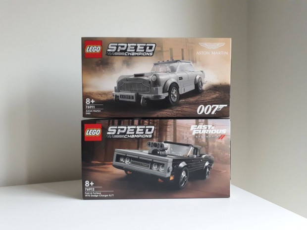 LEGO 76911 Aston Martin + 76912 Dodge Charger Bontatlan j