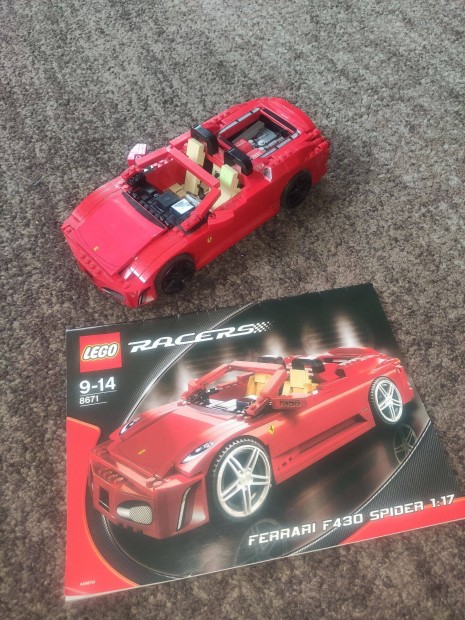 LEGO 8671 Ferrari lerssal dsztrcsk szncsersek 15000