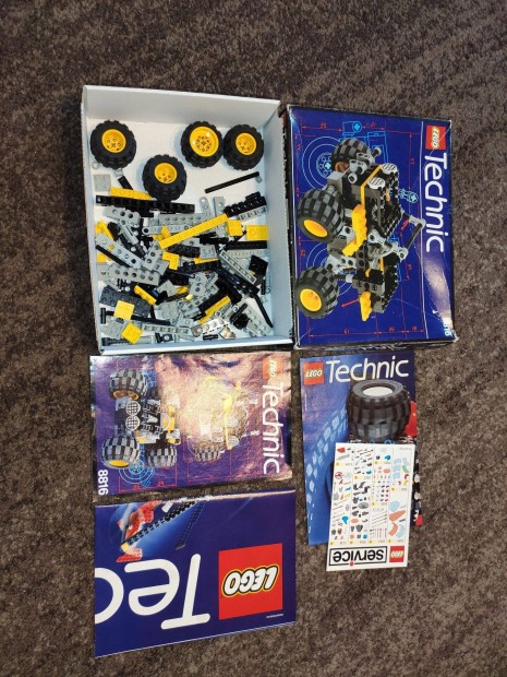 LEGO 8816 Technic - Off-Road Rambler dobozzal, lerssal, poszterrel,