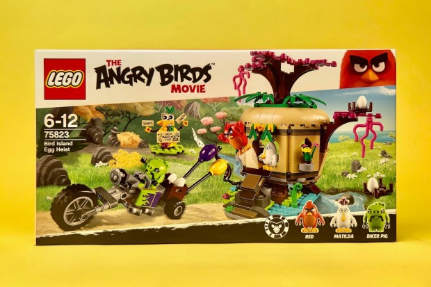 LEGO Angry Birds 75823 Madr szigeti tojslops, Uj, Bontatlan