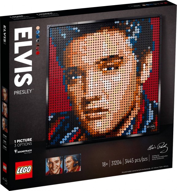 LEGO Art 31204 Elvis Presley 'The King' új, bontatlan