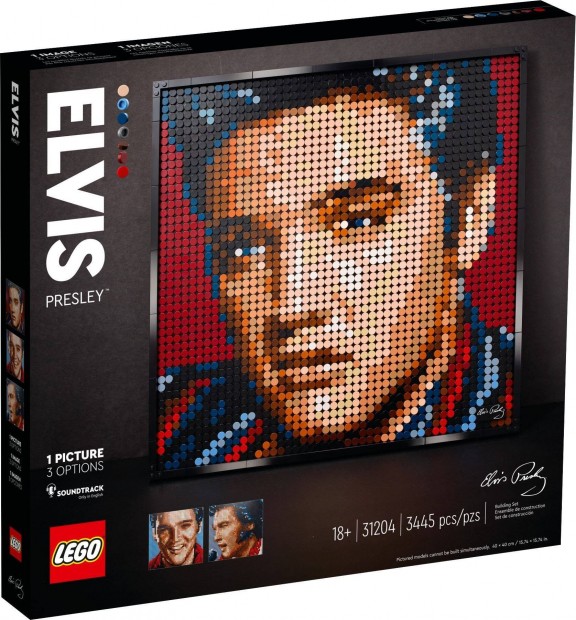 LEGO Art 31204 Elvis Presley 'The King' j, bontatlan